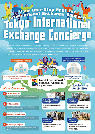 東京都国際交流コンシェルジュ周知用チラシの画像