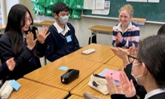 Tokyo Metropolitan Sumidagawa High School Onsite cultural exchange with Indian teachers