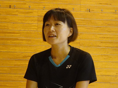 バドミントン部活動外部指導員の写真