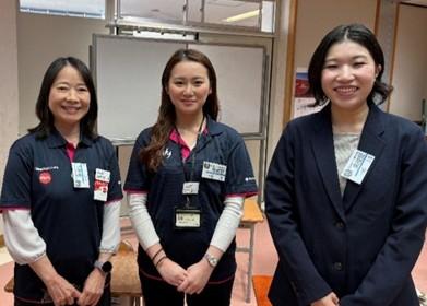 左から櫻井さん、佐々木さん、俵積田さん