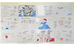 台湾とのカード交換の写真