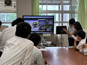 台湾とのビデオチャットの写真