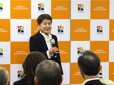 坂東理事長よりご挨拶の写真