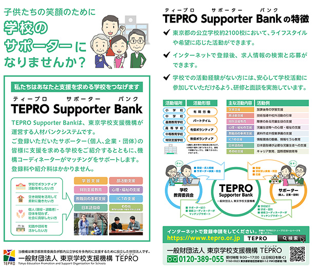 TEPRO Supporter Bank柱面デジタルサイネージイメージ画像