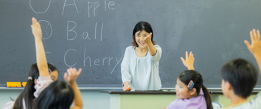 社会の力活用事業（外国語（英語）、体育の特別非常勤講師確保支援）のイメージ